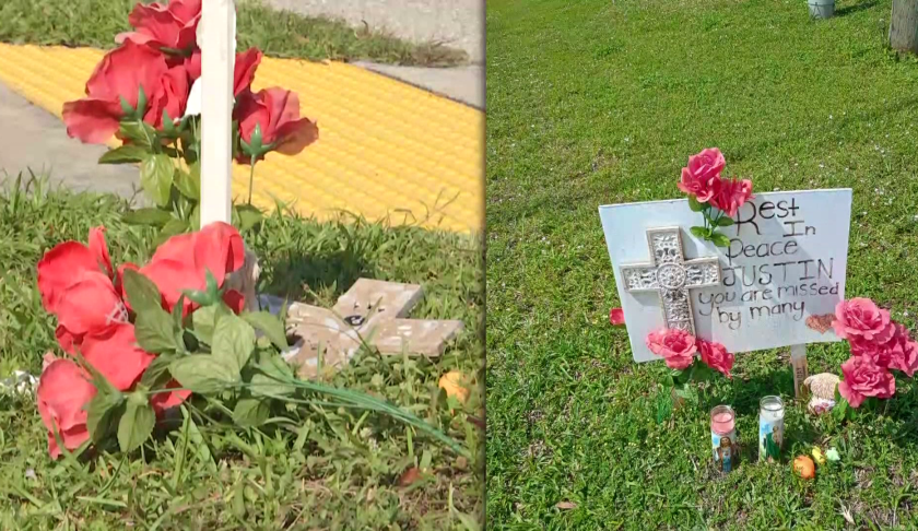 memorial vandalized