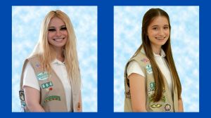 Sarah Glass and Michaela Fischer. CREDIT: Girl Scouts of Gulfcoast Florida