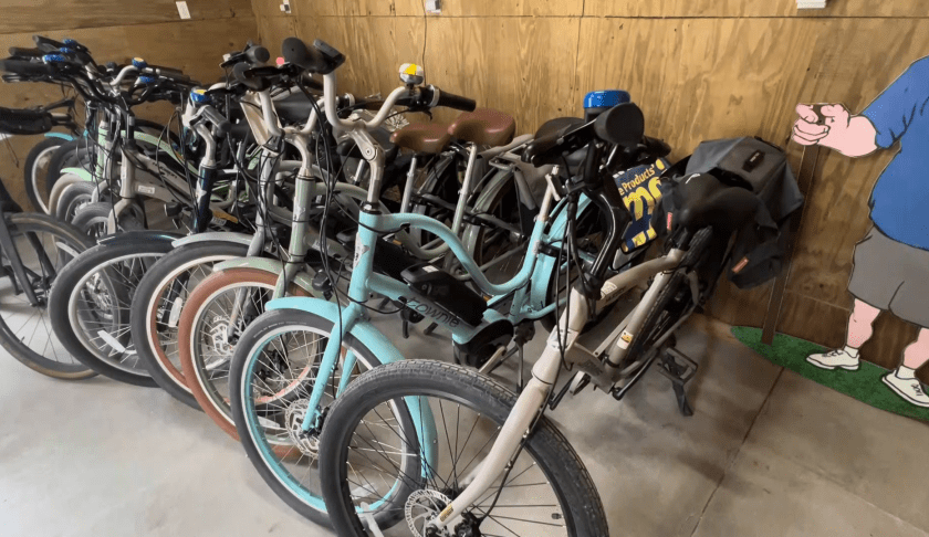 E-bikes in Billy's Rentals