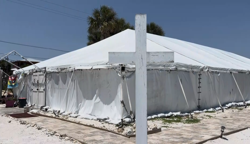 Beach Baptist Church Tent