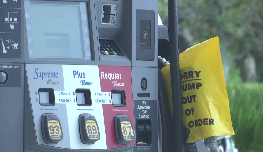 Gas tanks, gas station