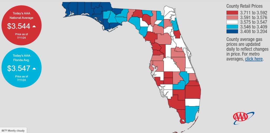 Study: Punta Gorda gas prices showed biggest drop in Florida - WINK News