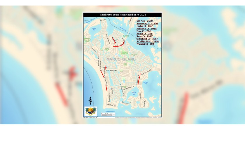 Marco Island map