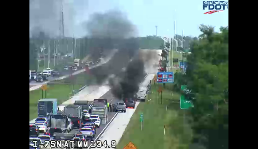 Vehicle Fire I-75