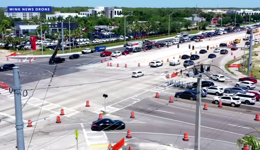 Diverging diamond interchange enters final stages