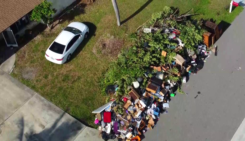 Things have gotten so bad in one Cape Coral front yard that it looks like a junkyard, and neighbor Tom Ashton is fed up with the trash.