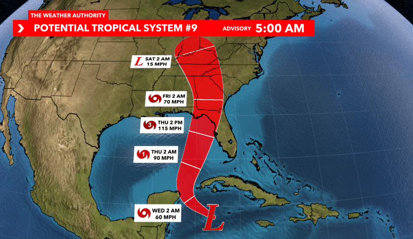 Potential Tropical System 9