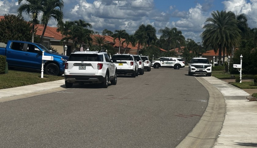 Large police presence at home in North Fort Myers CREDIT: WINK News