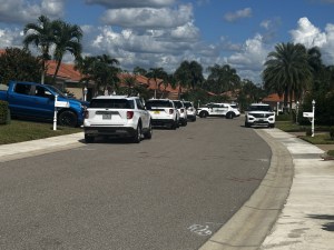 Large police presence at home in North Fort Myers CREDIT: WINK News