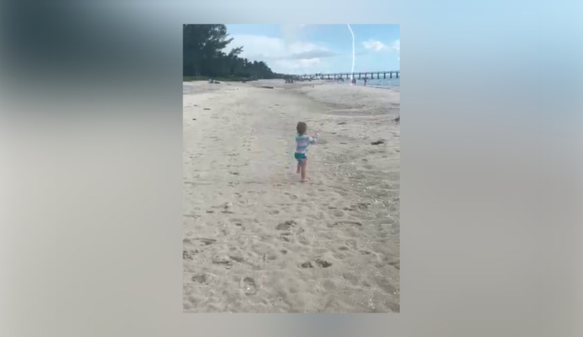 Lightning Strike Naples Pier