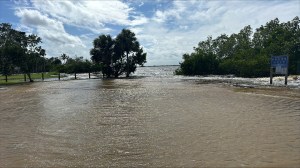 Flooding along the Peace River. CREDIT: WINK News