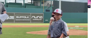 Five-year-old Ryker Privett is being treated for Leukemia, becoming the spotlight for the first pitch at the "The 14U Perfect Game Select Festival."