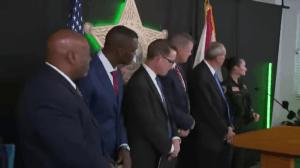 Officials at a news conference on second Trump assassination attempt. CREDIT: WINK News