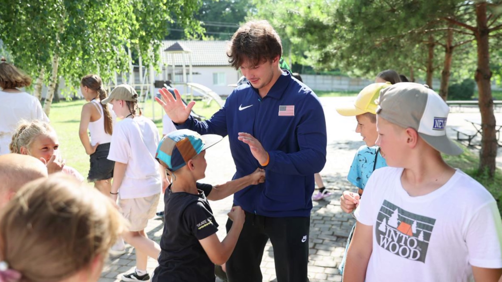 Naples man helps rebuild school in Ukraine