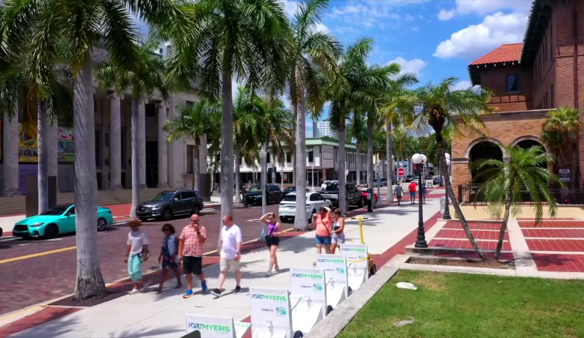 Downtown Fort Myers prepares for Tropical Storm Helene