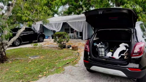 River Park couple leaving Naples home to go to hotel because of Helene