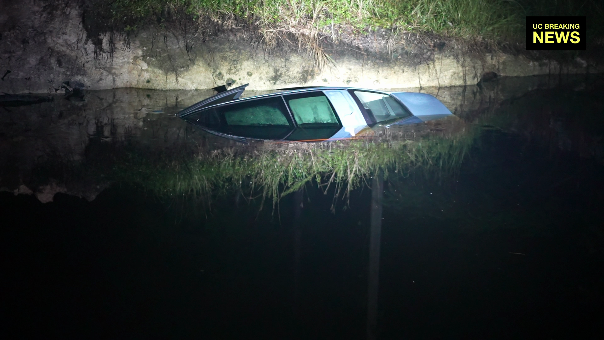 In an accident in Collier County, the car lands in the canal and the driver is killed