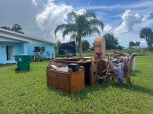 "It was just a monster in disguise," Port Charlotte couple cleans up after Helene