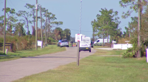 Charlotte County Sheriff's Office on the scene of deputy-involved shooting. CREDIT: WINK News