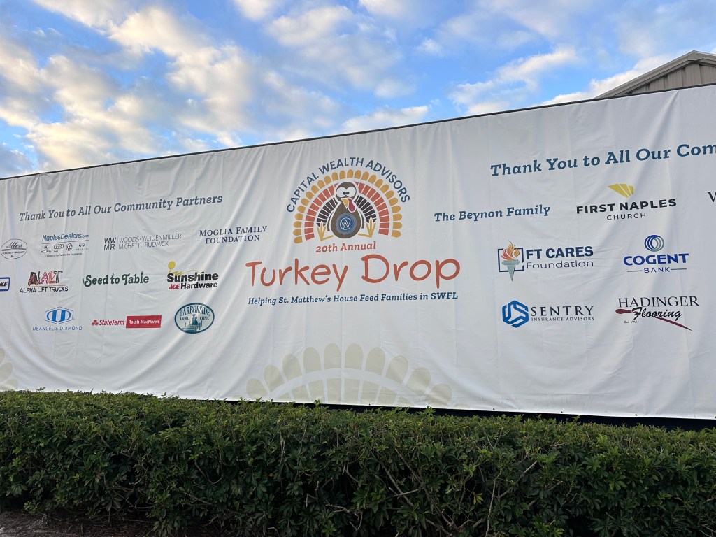 Sponsors of the 20th Annual Turkey Drop. Credit: WINK News