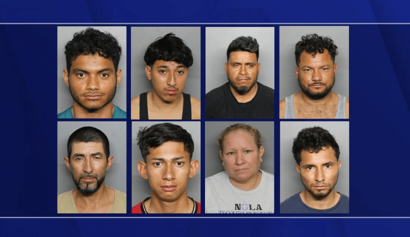 Eight people arrested in Charlotte County