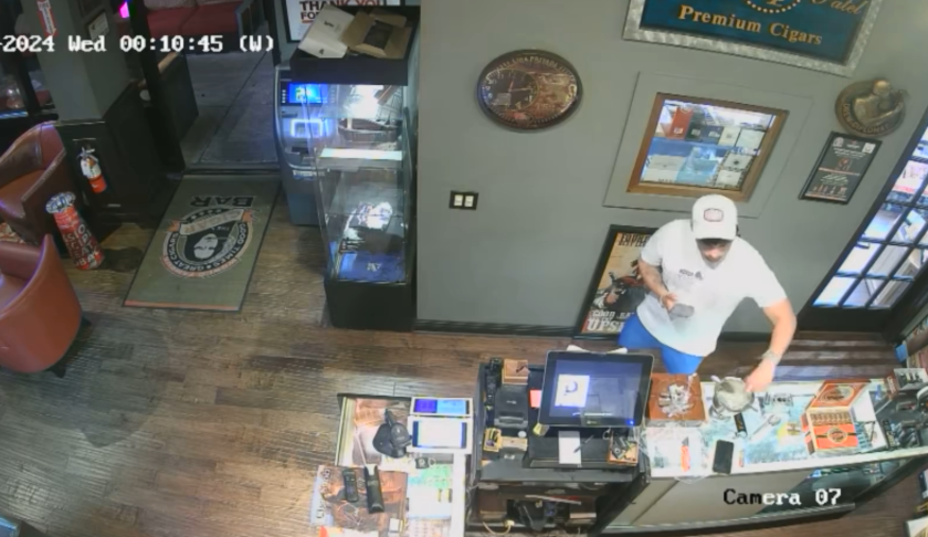 Caught on camera: Man steals money from tip jar