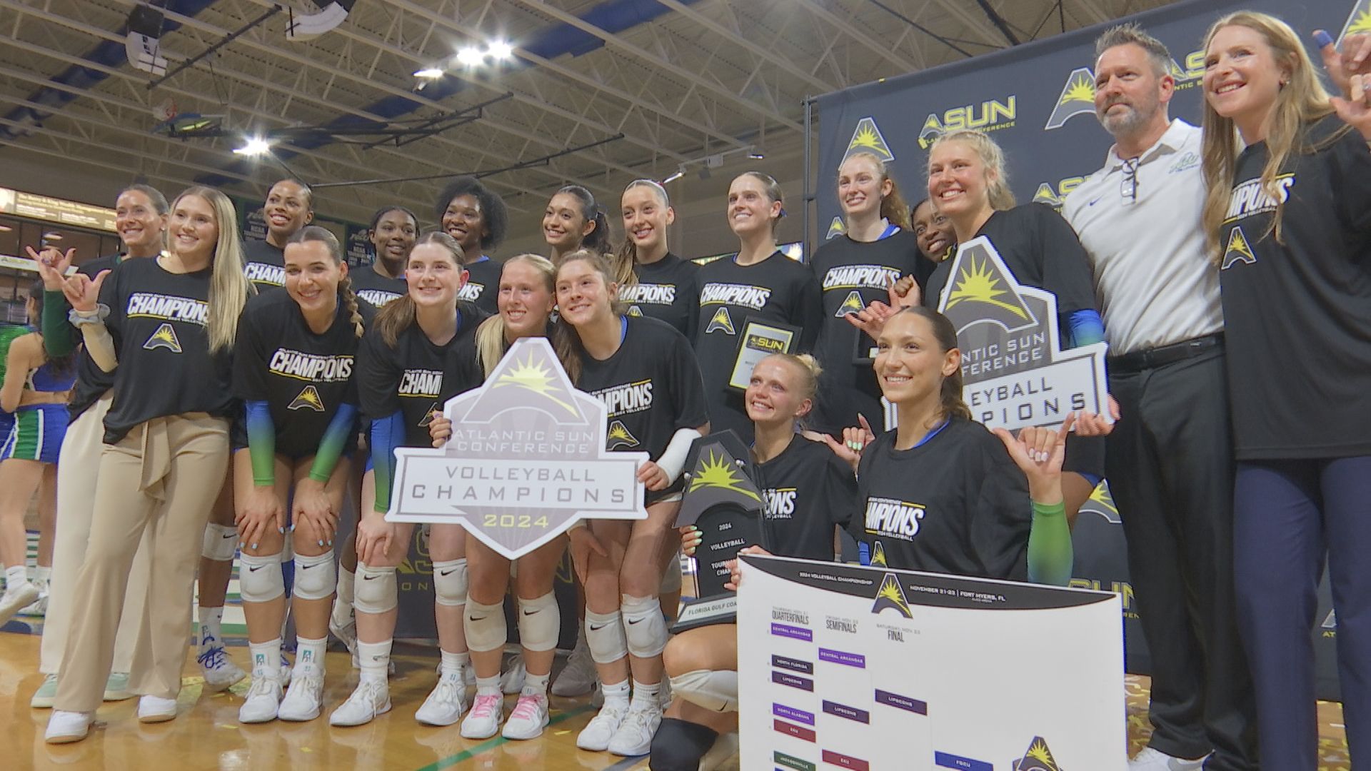 FGCU Volleyball Claims Fourth Consecutive ASUN Tournament Championship in Thrilling Showdown!