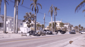 Hurricane debris still sitting in Bonita Springs neighborhood