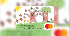 Gift card made from Emily