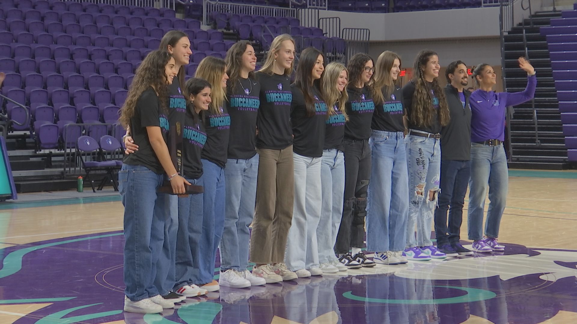 FSW Volleyball Makes History, Achieves Unprecedented Third Consecutive National Title!