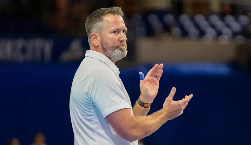 FGCU volleyball coach Matt Botsford