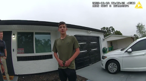 Bodycam video shows warning signs from teen accused of killing mother