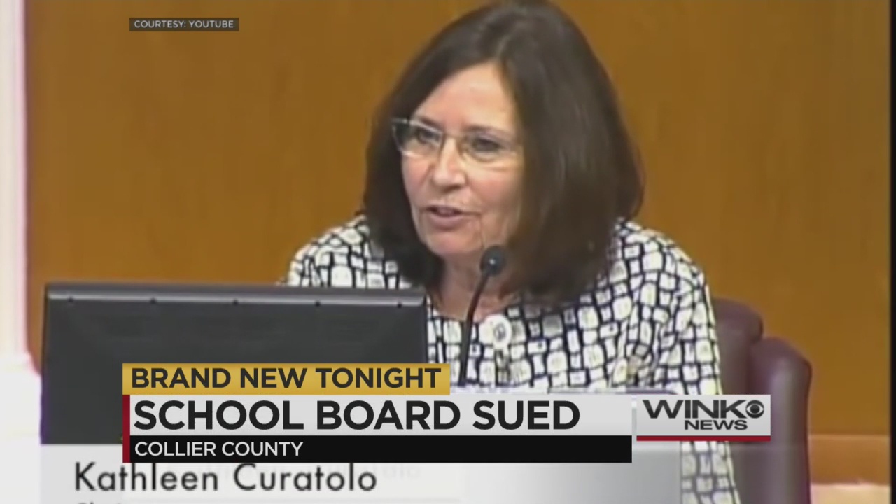 Collier school board sued; Lawsuit says parents' 1st Amendment violated ...