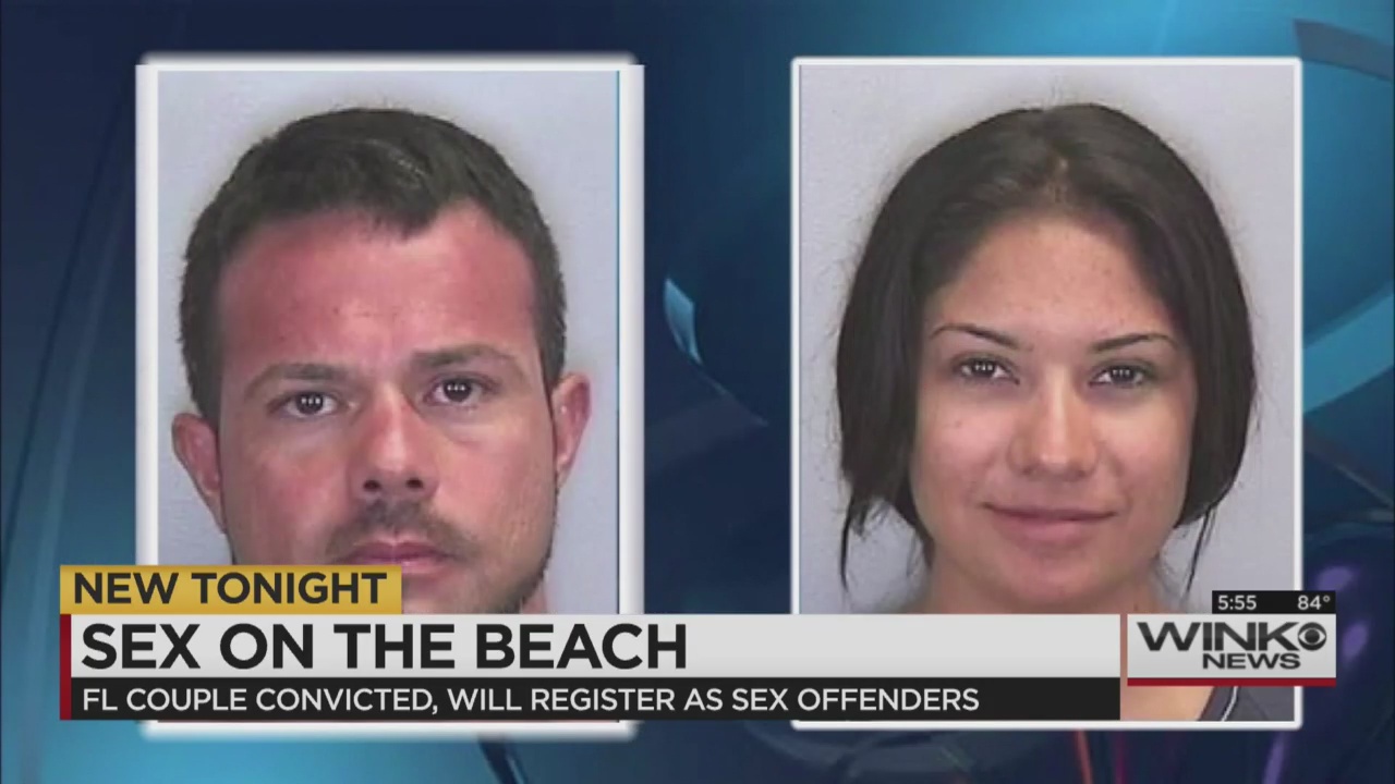 Florida couple convicted of having sex on beach