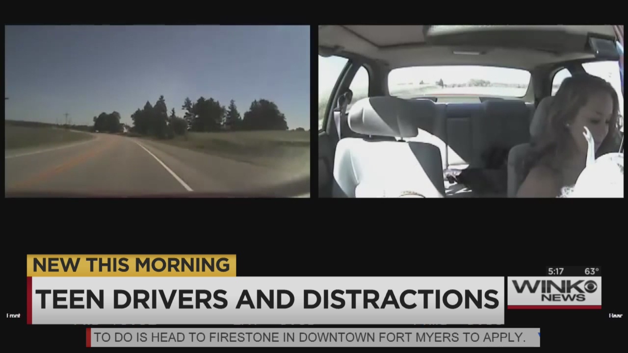 Phones, other distractions a big problem for teen drivers - WINK News