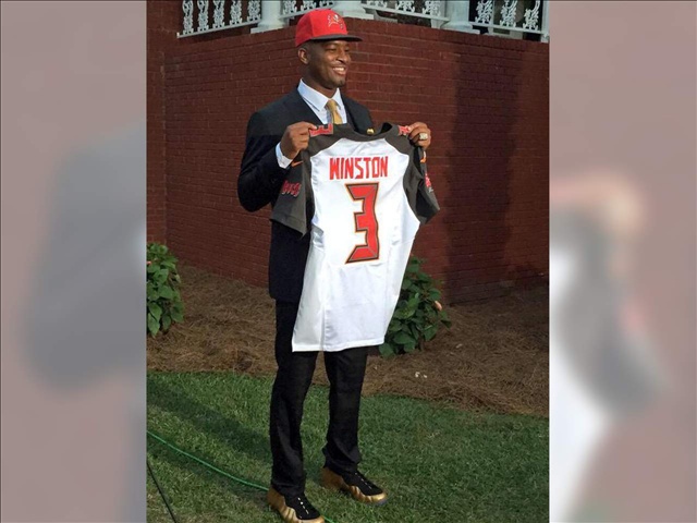 Jameis Winston's jersey is in the Pro Football Hall of Fame - Bucs